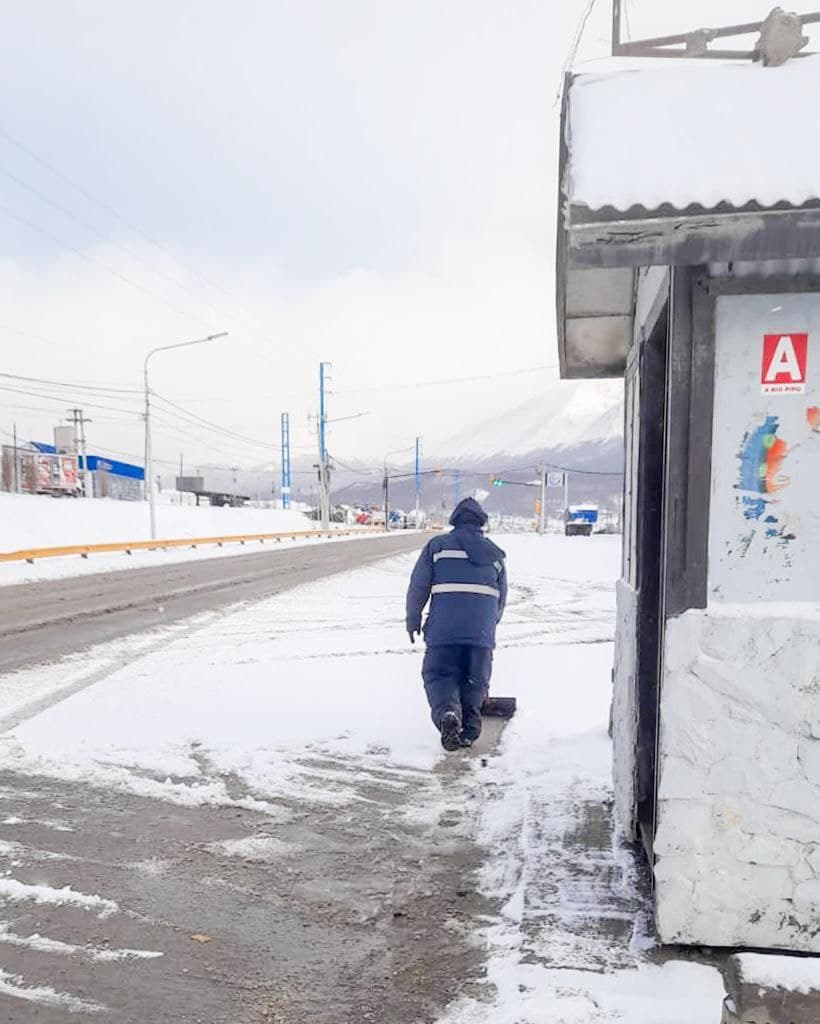 Comenz El Operativo Invierno En La Ciudad De Ushuaia El Rompehielos