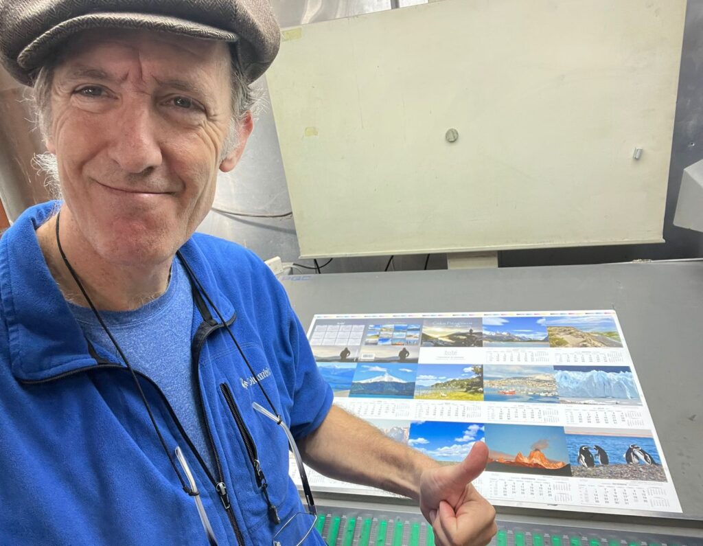 Cielos patagónicos calendario