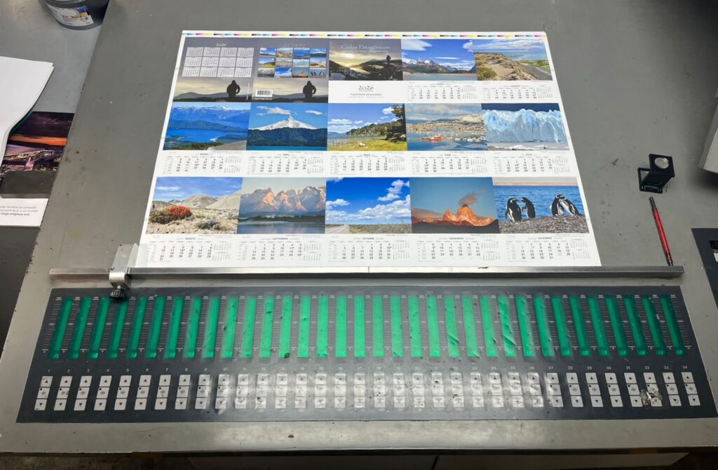 Cielos patagónicos calendario