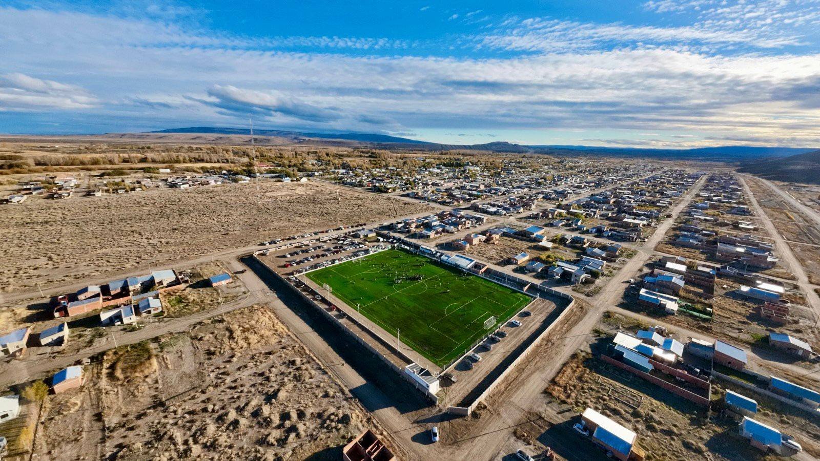 cancha de césped sintético en Gobernador Gregores