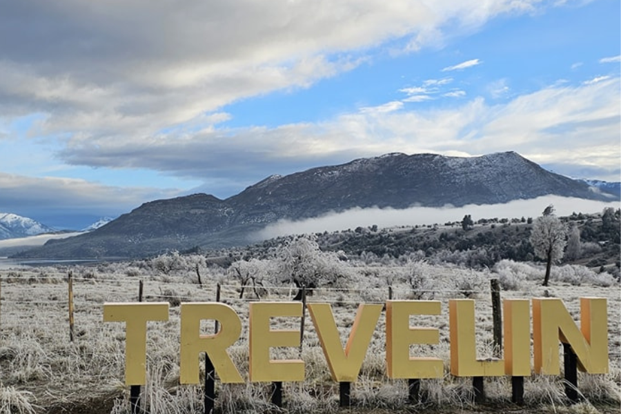 trevelin chubut nieve