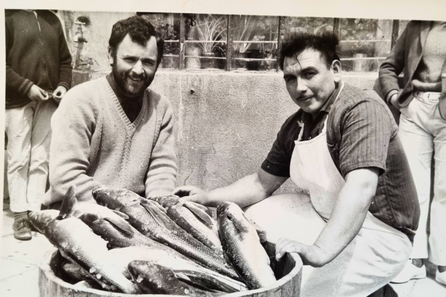 Río Grande - Venta de pescados - foto de Museo Fagnano