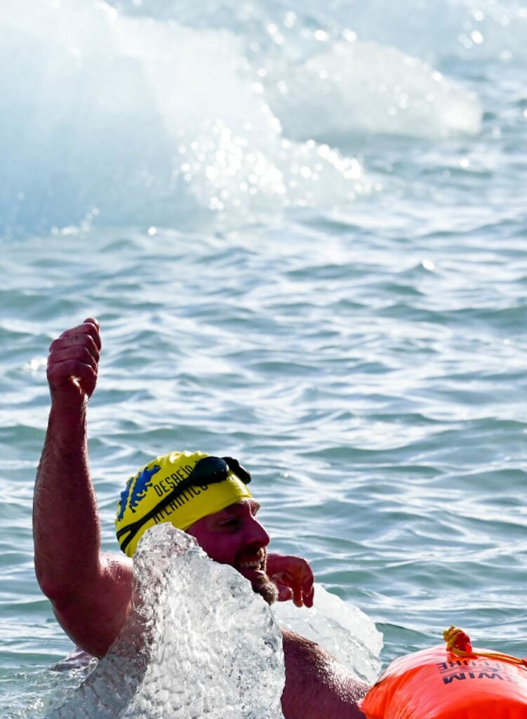 natación en aguas frías