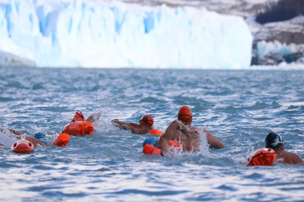 natación en aguas frías