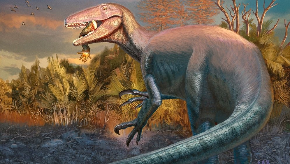 dinosaurio carnívoro en Chubut