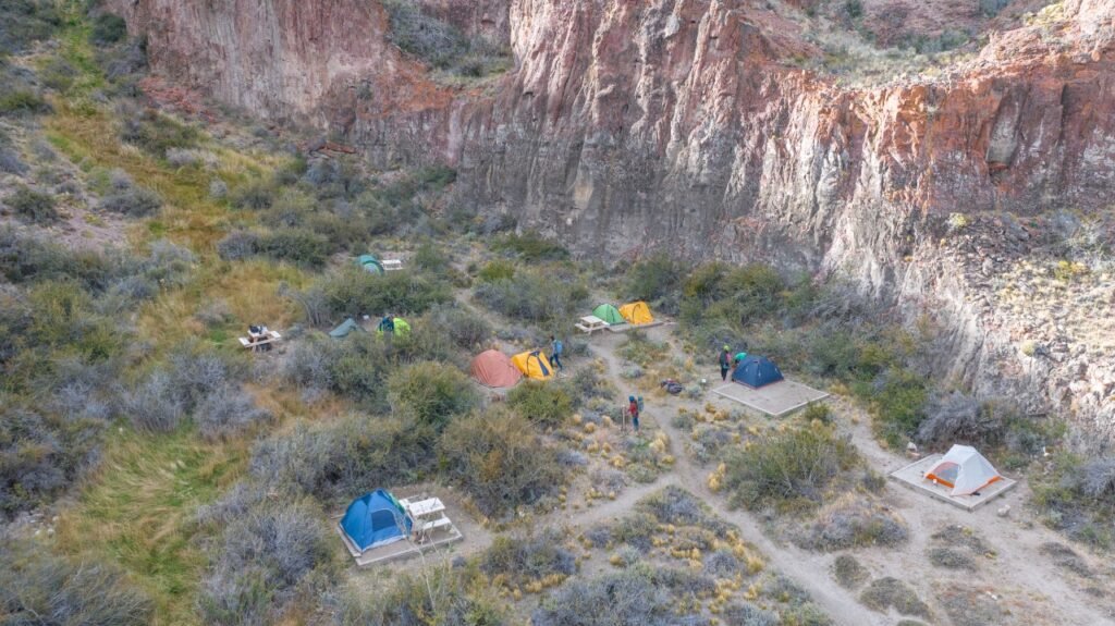 acampar en el Parque Patagonia