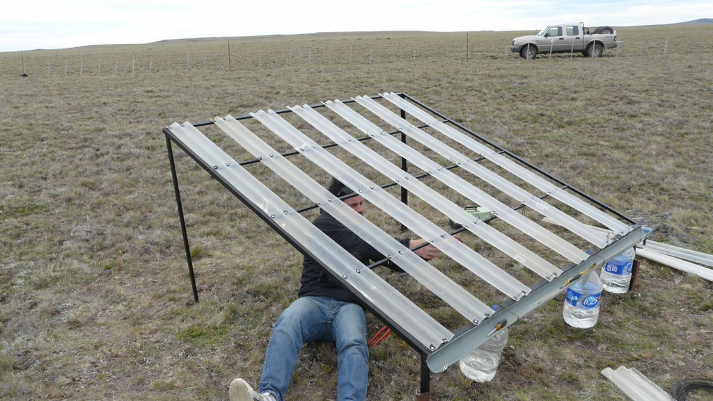 sequía en la estepa patagónica