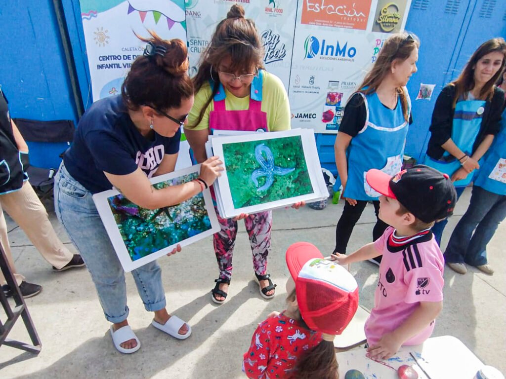 Arte y mar en Caleta Olivia