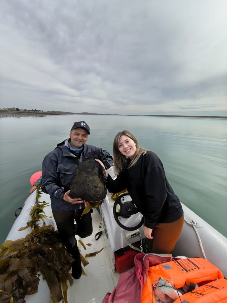producción de algas Santa Cruz