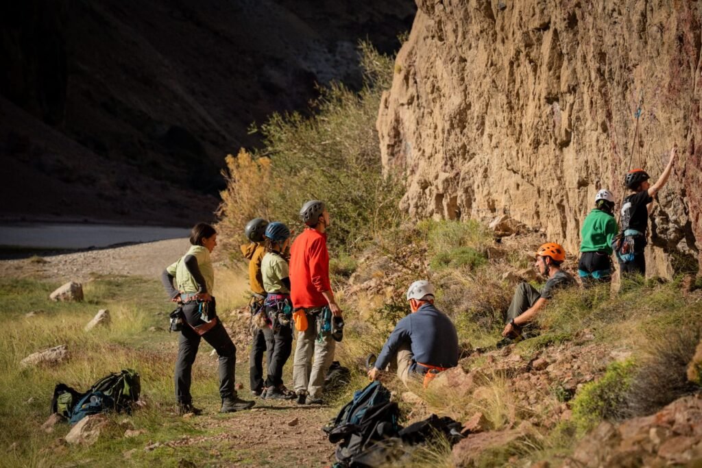 escalada regenerativa en Parque Patagonia