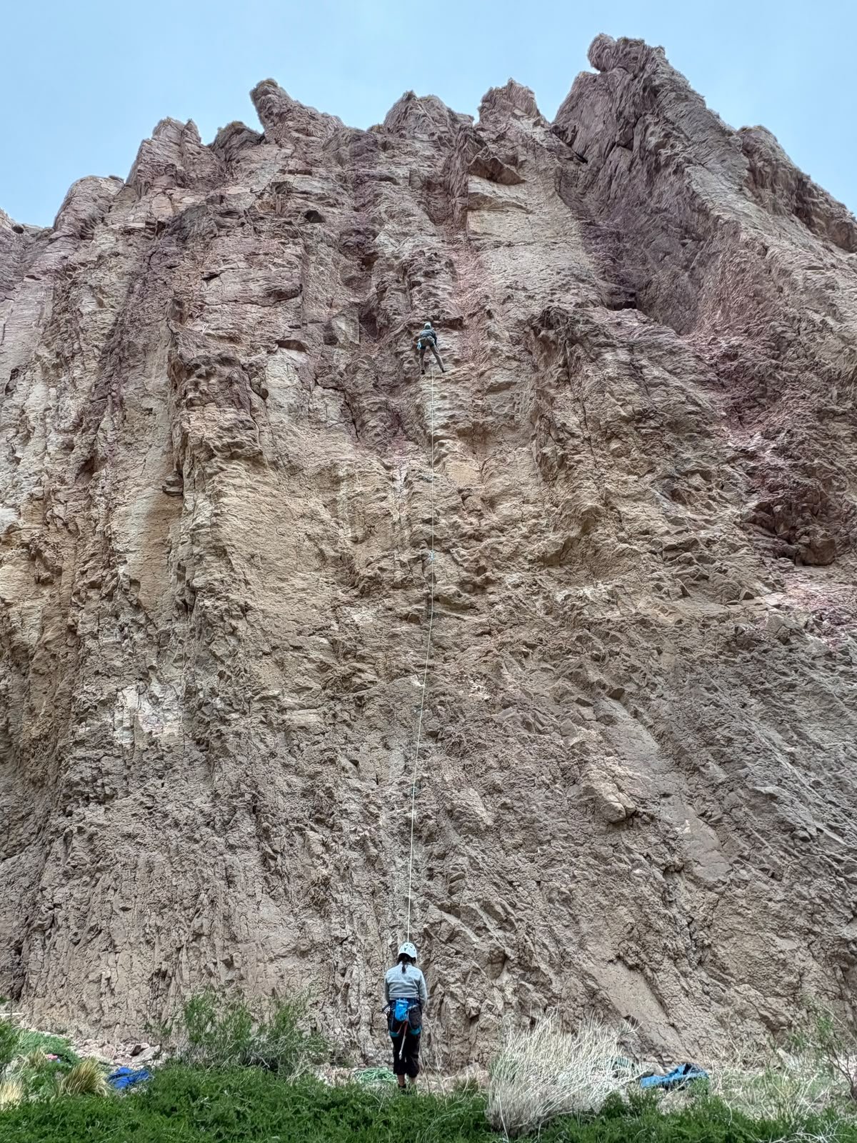 escalada regenerativa en Cañadón Caracoles