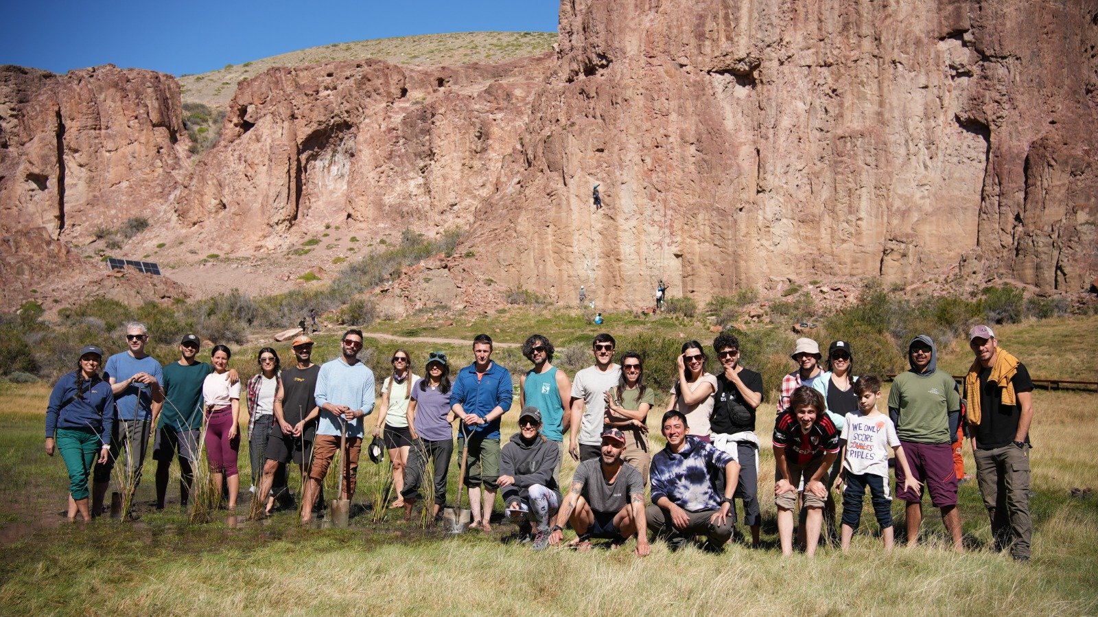 escalada regenerativa en Cañadón Caracoles