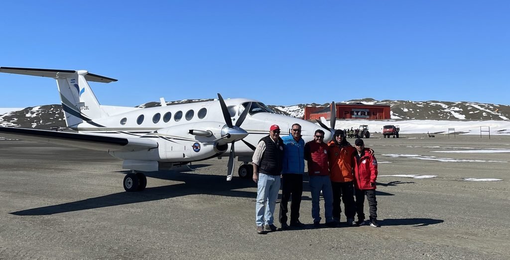 Volar vuelos a la Antártida